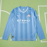 Primera Camiseta Manchester City Manga Larga 2023 2024