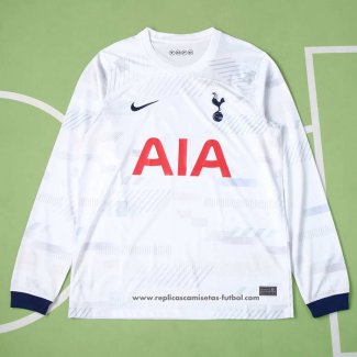 Primera Camiseta Tottenham Hotspur Manga Larga 2023 2024