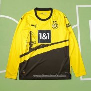 Primera Camiseta Borussia Dortmund Manga Larga 2023 2024
