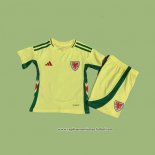 Segunda Camiseta Gales Nino 2024