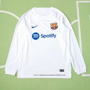 Segunda Camiseta Barcelona Manga Larga 2023 2024