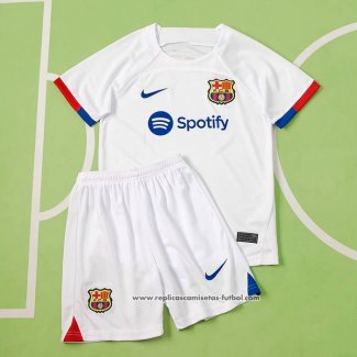 Segunda Camiseta Barcelona Nino 2023 2024