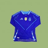 Segunda Camiseta Argentina Manga Larga 2024