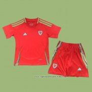 Primera Camiseta Gales Nino 2024