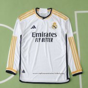 Primera Camiseta Real Madrid Manga Larga 2023 2024