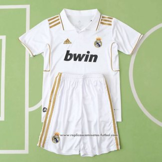 Primera Camiseta Real Madrid Retro Nino 2011-2012