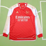 Primera Camiseta Arsenal Manga Larga 2023 2024