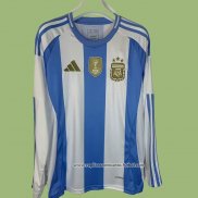 Primera Camiseta Argentina Manga Larga 2024