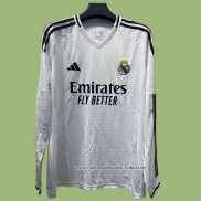 Primera Camiseta Real Madrid Manga Larga 2024 2025